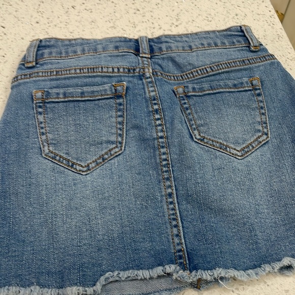 Wonder Nation girls Blue and Black Denim Mini Skirts size 6/6X - Picture 10 of 10